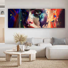 Lade das Bild in den Galerie-Viewer, Leinwandbild Harley Abstrakt Panorama