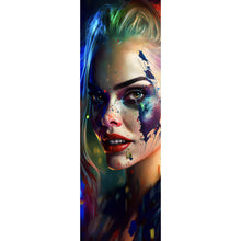 Lade das Bild in den Galerie-Viewer, Leinwandbild Harley Abstrakt Panorama Hoch