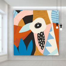 Lade das Bild in den Galerie-Viewer, Poster Hawaiianisches Blumenmuster Quadrat