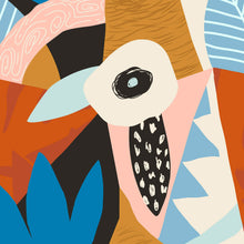 Lade das Bild in den Galerie-Viewer, Poster Hawaiianisches Blumenmuster Quadrat