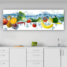 Lade das Bild in den Galerie-Viewer, Aluminiumbild gebürstet Healthy Lifestyle Panorama