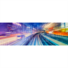 Lade das Bild in den Galerie-Viewer, Acrylglasbild High Speed Digital Art Panorama