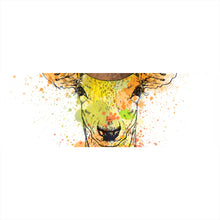 Lade das Bild in den Galerie-Viewer, Acrylglasbild Hirsch mit Hut und Fliege Panorama
