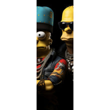 Lade das Bild in den Galerie-Viewer, Poster Homer und Freund Digital Art Panorama Hoch