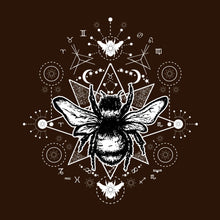 Lade das Bild in den Galerie-Viewer, Leinwandbild Hummel im Boho-Style Quadrat