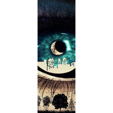 Lade das Bild in den Galerie-Viewer, Leinwandbild Auge Digital Art Panorama Hoch