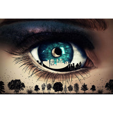 Lade das Bild in den Galerie-Viewer, Poster Auge Digital Art Querformat