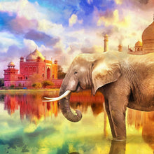 Lade das Bild in den Galerie-Viewer, Spannrahmenbild Indian Summer Quadrat