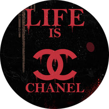 Lade das Bild in den Galerie-Viewer, Aluminiumbild gebürstet Just Relax Spruch Kreis