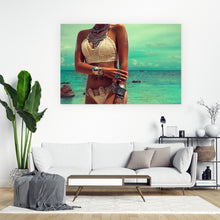 Lade das Bild in den Galerie-Viewer, Spannrahmenbild Karibikträume Querformat