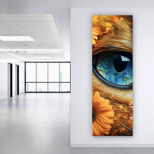 Lade das Bild in den Galerie-Viewer, Aluminiumbild gebürstet Katzenauge Digital Art Panorama Hoch