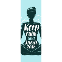Lade das Bild in den Galerie-Viewer, Poster Keep calm and meditate Panorama Hoch