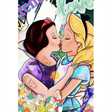 Lade das Bild in den Galerie-Viewer, Poster Kiss different Pop Art Hochformat