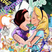 Lade das Bild in den Galerie-Viewer, Poster Kiss different Pop Art Quadrat