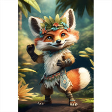 Lade das Bild in den Galerie-Viewer, Poster Kleiner Fuchs Hawaii Digital Art Hochformat
