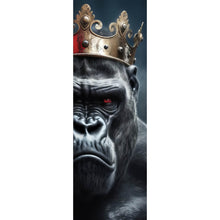 Lade das Bild in den Galerie-Viewer, Leinwandbild König der Gorillas Panorama Hoch