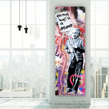 Lade das Bild in den Galerie-Viewer, Poster Stars und Comic Pink Pop Art No.2 Panorama Hoch