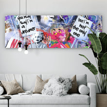 Lade das Bild in den Galerie-Viewer, Poster Stars und Comic Blau Pop Art Panorama
