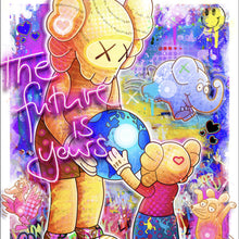 Lade das Bild in den Galerie-Viewer, Poster The Future is Yours Pop Art Quadrat