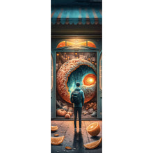 Lade das Bild in den Galerie-Viewer, Leinwandbild Kosmische Früchtebar Digital Art Panorama Hoch