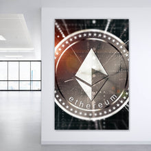 Lade das Bild in den Galerie-Viewer, Poster Kryptowährung im virtuellen Netzwerk Hochformat