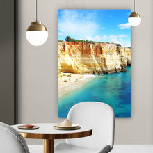 Lade das Bild in den Galerie-Viewer, Acrylglasbild Küste in Portugal Hochformat