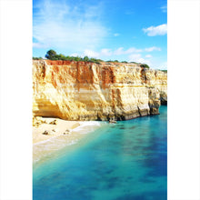 Lade das Bild in den Galerie-Viewer, Spannrahmenbild Küste in Portugal Hochformat