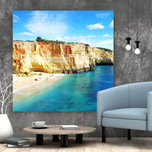 Lade das Bild in den Galerie-Viewer, Poster Küste in Portugal Quadrat
