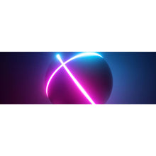 Lade das Bild in den Galerie-Viewer, Poster Kugel mit Neon Linien Panorama