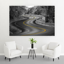Lade das Bild in den Galerie-Viewer, Acrylglasbild Kurvige Straße Querformat