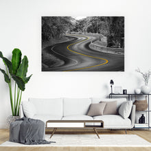 Lade das Bild in den Galerie-Viewer, Poster Kurvige Straße Querformat