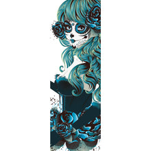 Lade das Bild in den Galerie-Viewer, Leinwandbild La Catrina Comic Panorama Hoch