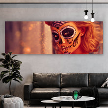 Lade das Bild in den Galerie-Viewer, Poster La Catrina Rot Panorama