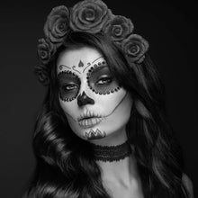 Lade das Bild in den Galerie-Viewer, Poster La Catrina Schwarz Weiß Quadrat
