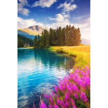 Lade das Bild in den Galerie-Viewer, Poster Landschaft in den Schweizer Alpen Hochformat