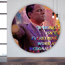 Lade das Bild in den Galerie-Viewer, Aluminiumbild gebürstet Leonardo Abstrakt No.1 Kreis