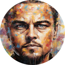 Lade das Bild in den Galerie-Viewer, Aluminiumbild gebürstet Leonardo Abstrakt Kreis