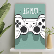 Lade das Bild in den Galerie-Viewer, Aluminiumbild Lets Play Hochformat