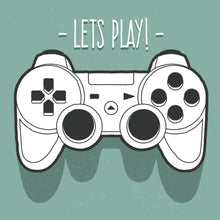 Lade das Bild in den Galerie-Viewer, Leinwandbild Lets Play Quadrat