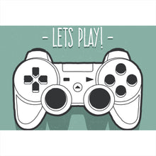 Lade das Bild in den Galerie-Viewer, Poster Lets Play Querformat