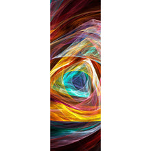 Lade das Bild in den Galerie-Viewer, Acrylglasbild Leuchtend buntes abstraktes Muster Panorama Hoch
