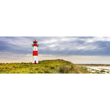 Lade das Bild in den Galerie-Viewer, Poster Leuchtturm an der Nordsee Küste Panorama