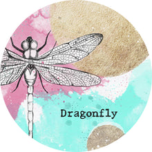 Lade das Bild in den Galerie-Viewer, Aluminiumbild Libelle Dragonfly Abstrakt Kreis
