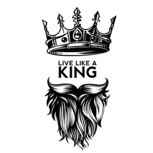 Lade das Bild in den Galerie-Viewer, Poster Live like a king Hochformat