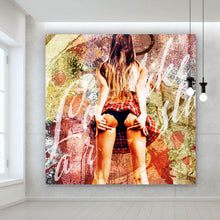 Lade das Bild in den Galerie-Viewer, Leinwandbild Live like a Rockstar Quadrat