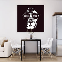 Lade das Bild in den Galerie-Viewer, Acrylglasbild Löwe Born Free Quadrat