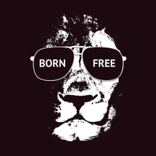 Lade das Bild in den Galerie-Viewer, Leinwandbild Löwe Born Free Quadrat