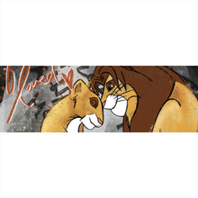 Lade das Bild in den Galerie-Viewer, Acrylglasbild Löwenfamilie Simba Panorama