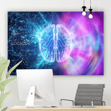 Lade das Bild in den Galerie-Viewer, Acrylglasbild Logik und Kreativität Querformat
