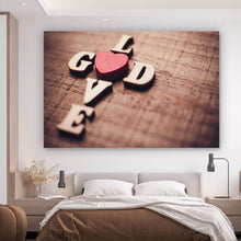 Lade das Bild in den Galerie-Viewer, Poster Love God Querformat
